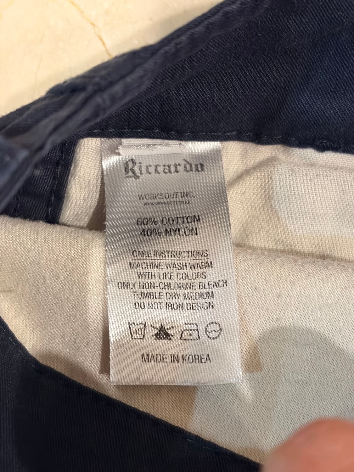 (L) Riccardo 네이비 카고팬츠 상품이미지7