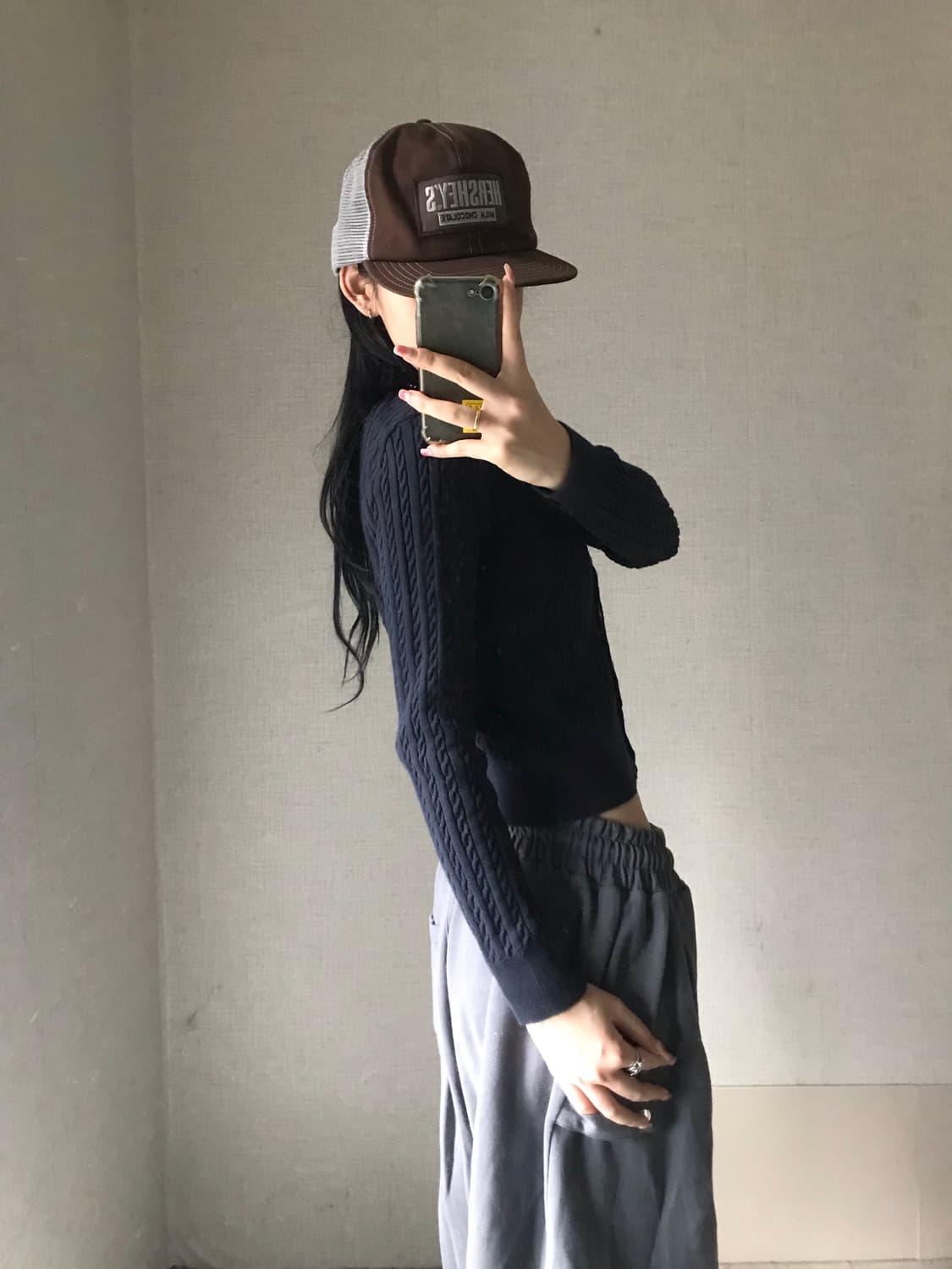 폴로 네이비 케이블 가디건 상품이미지3