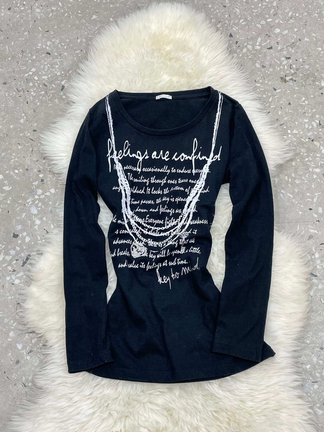 블랙 레터링 프린팅 슬리브 상품이미지1