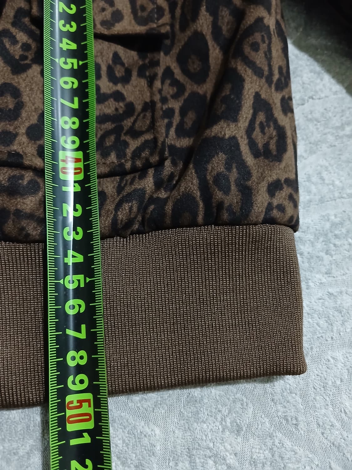 레오파드 패턴 집업 자켓 상품이미지6