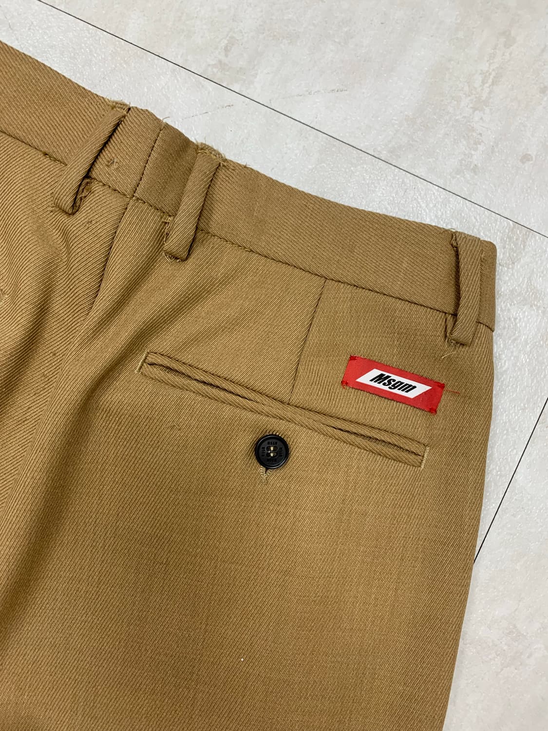 Msgm 베이지 코튼 팬츠 #351 상품이미지9