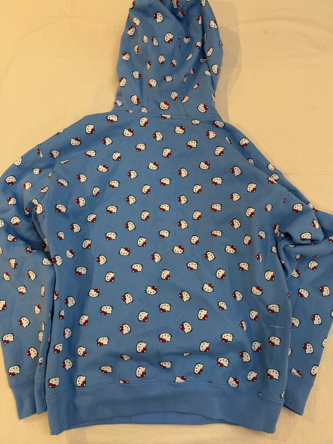 희귀) 나이키 X 헬로키티 NRG 플리스 후드티 블루 상품이미지3