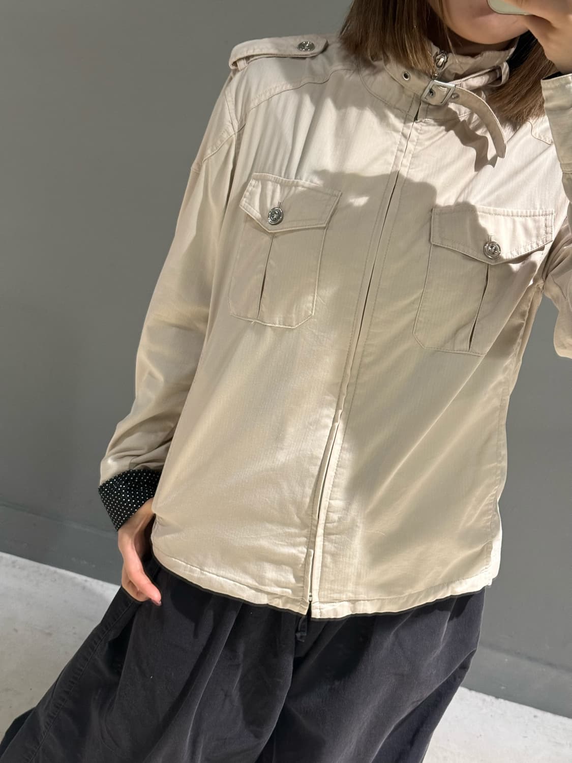 male & co neck buckle pocket jacket 상품이미지4