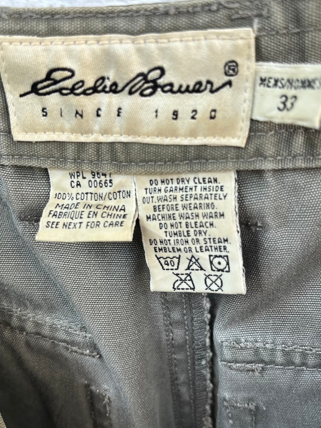 Eddie Bauer 밀리터리 카고팬츠 W33 상품이미지5