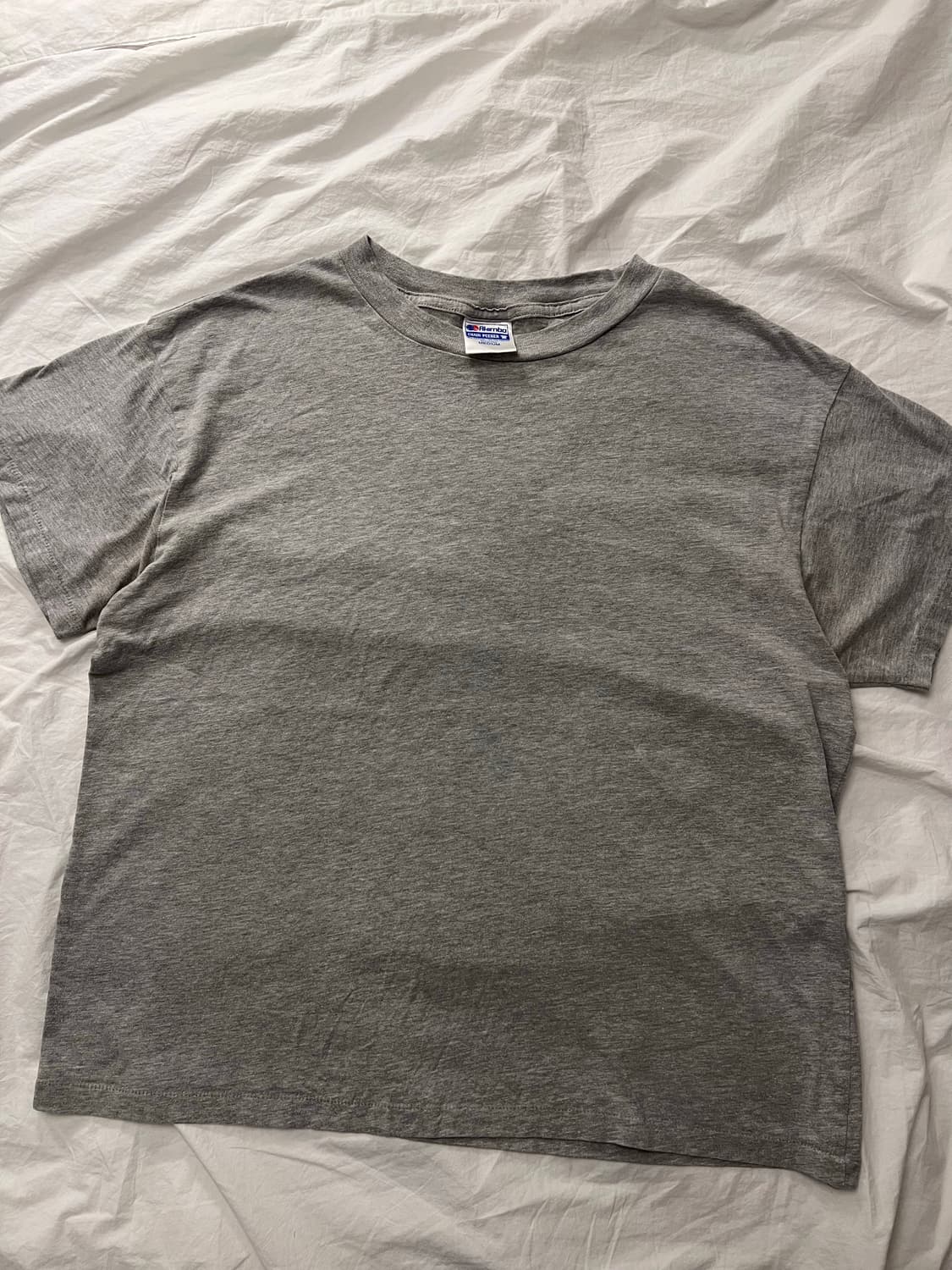 아킴보 클럽 체인피커 싱글 스티치 티셔츠 그레이 M 상품이미지2