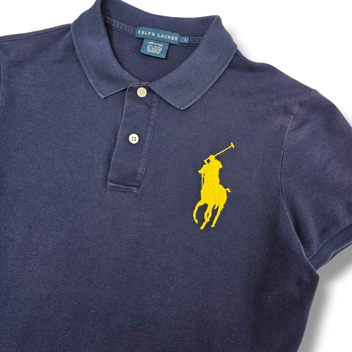 L POLO 폴로 랄프로렌 빅포니 피케 셔츠 네이비 상품이미지3