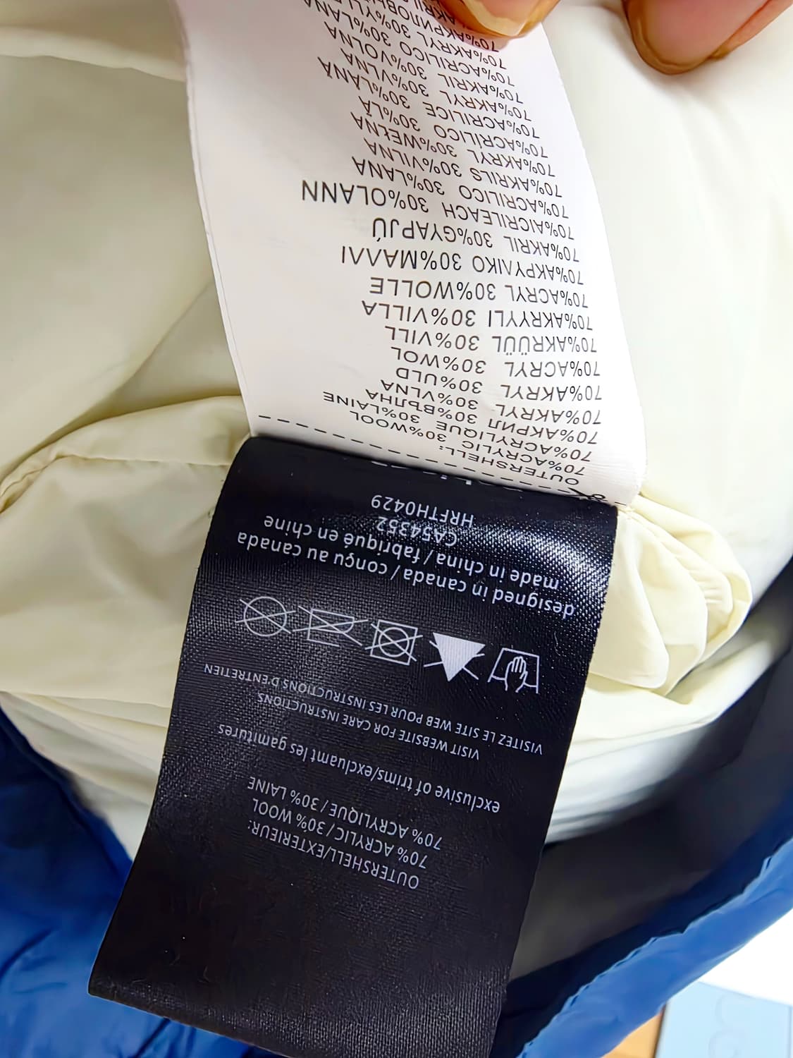 [노비스] 프리미엄 코발트 블루 카라넥 셔츠형 경량 패딩 XL 상품이미지5