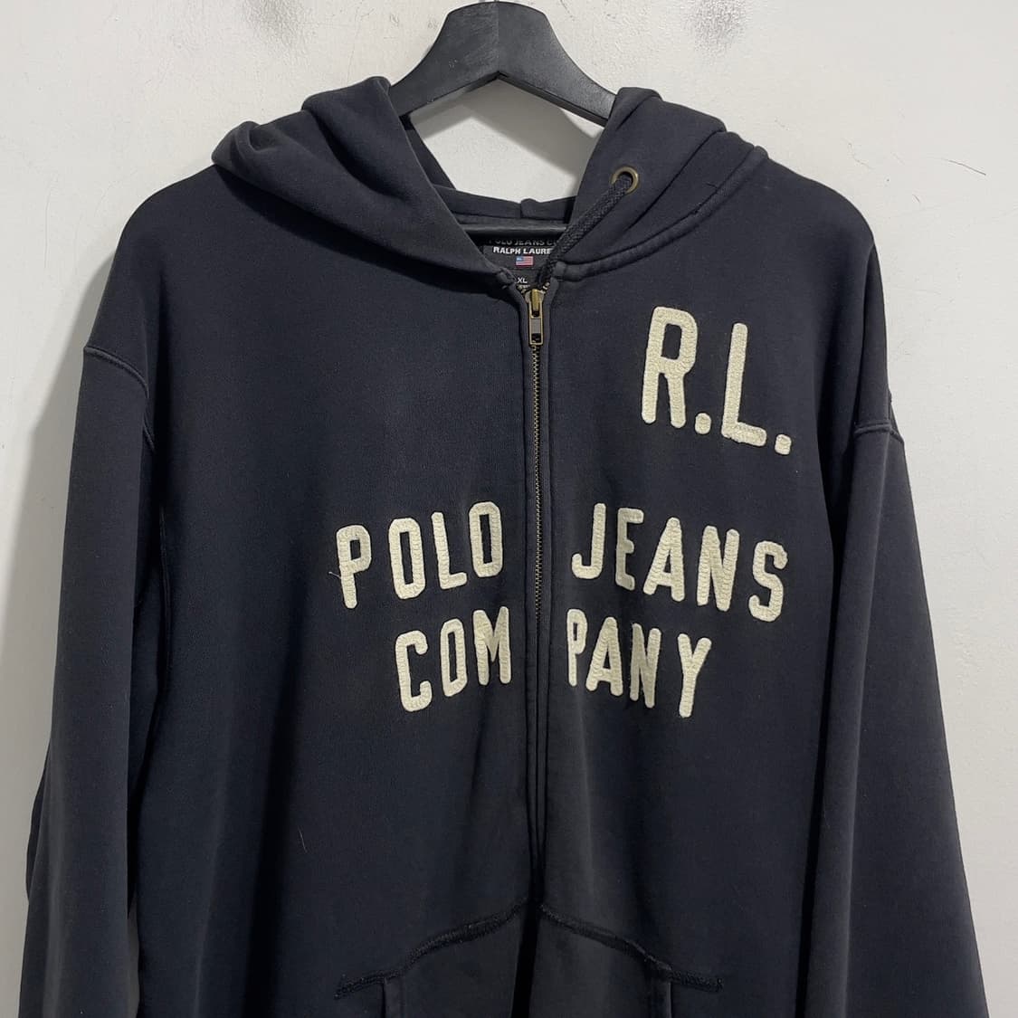 폴로진스 자수패치 후드집업 상품이미지4