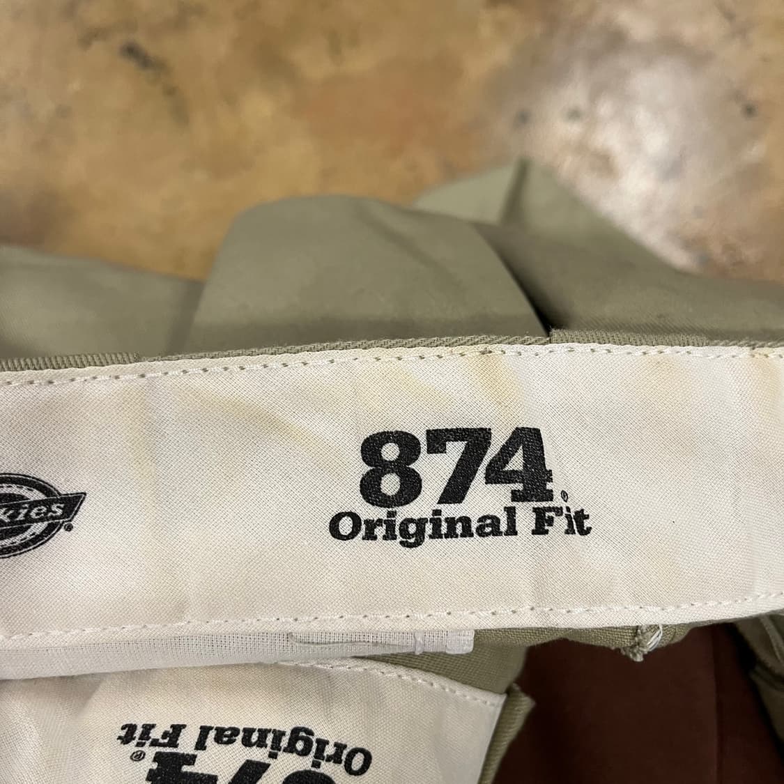 [정품/32] 디키즈 베이지 카키 면바지 b14 상품이미지4