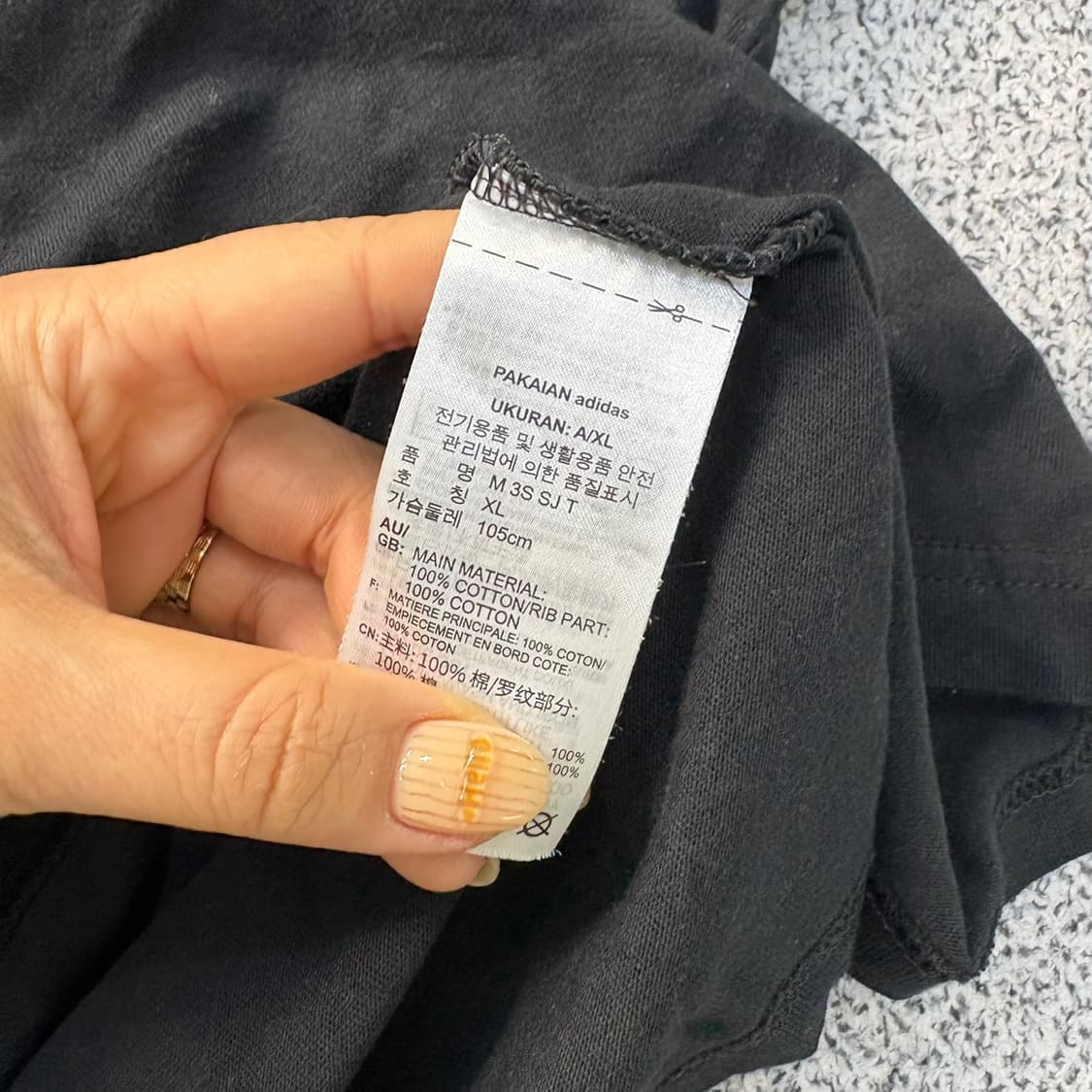 XL 아디다스 여성 트랙 반팔 티셔츠 0402J 상품이미지4