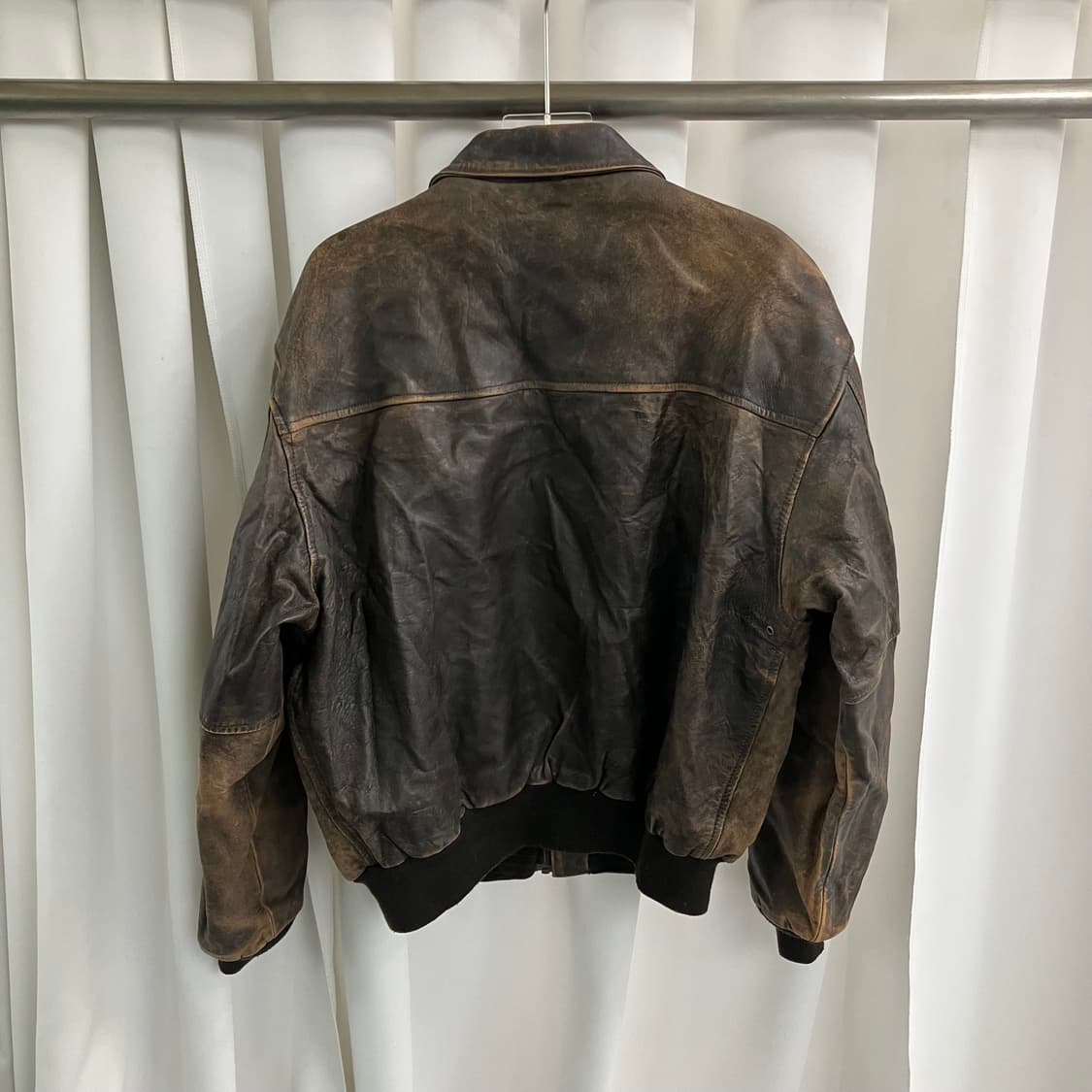 Avirex 아비렉스 A-2 레더 봄버 자켓 44 상품이미지2