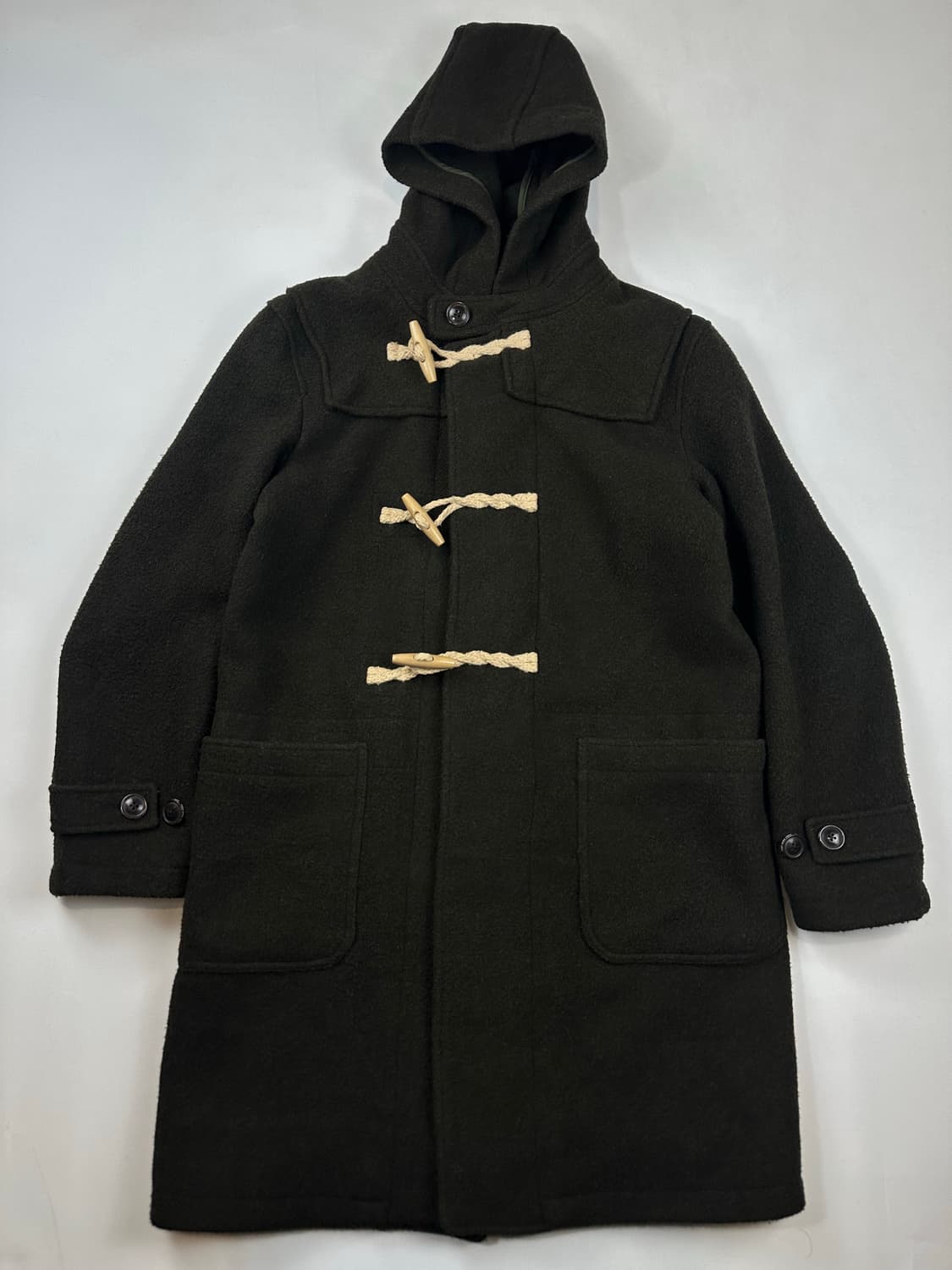 Coen 다크그린 더플 코트 상품이미지1