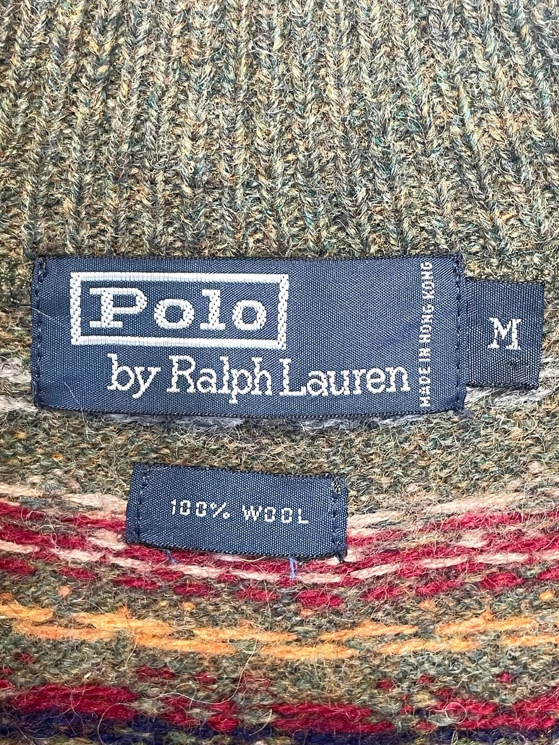 폴로 울 니트집업 상품이미지6