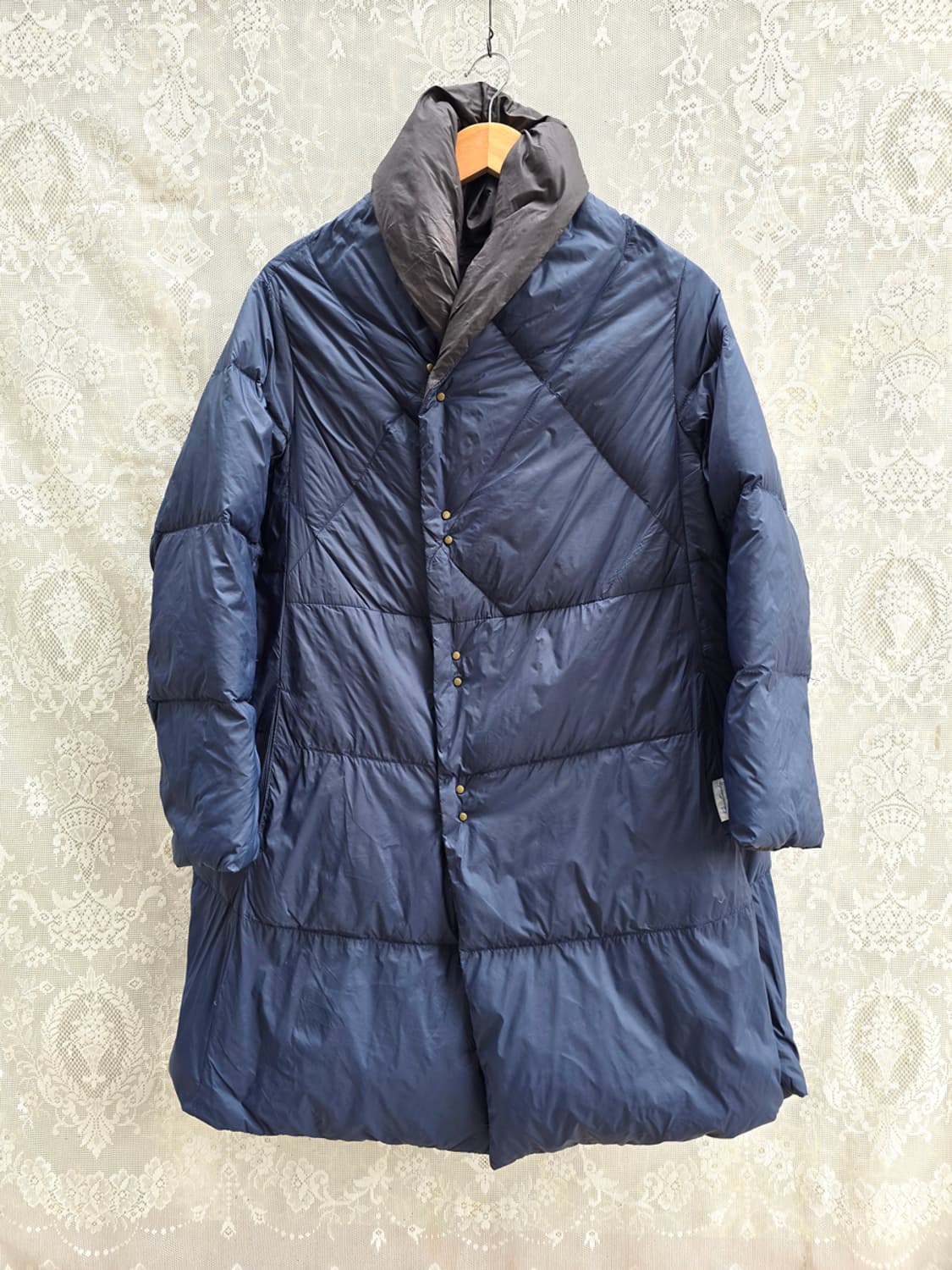 일본 네추럴 런드라이 패딩 양면 코트 상품이미지1