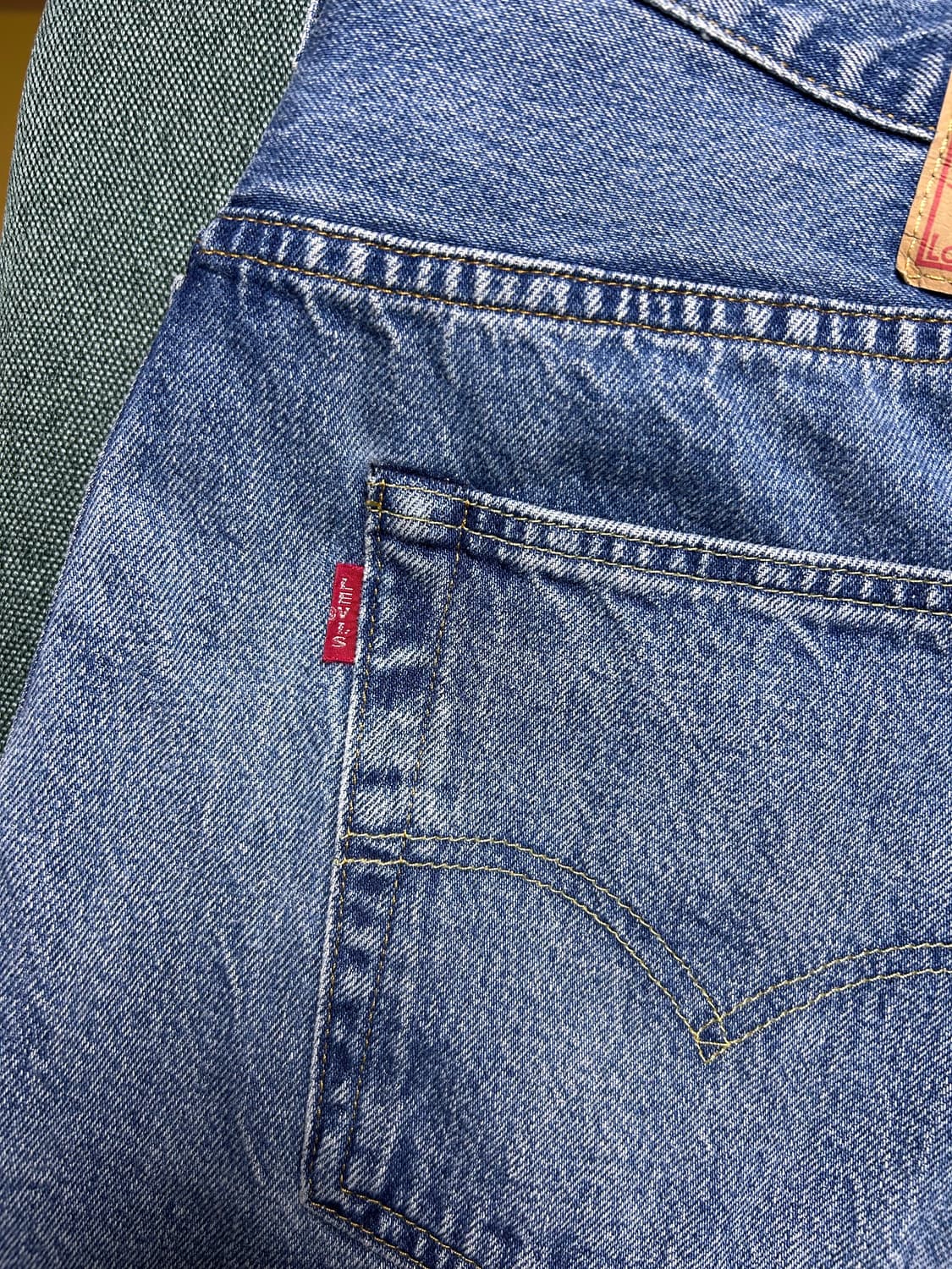 *사용감 적음*리바이스 LVC55501 블랙잭(허리34기장32) 상품이미지3