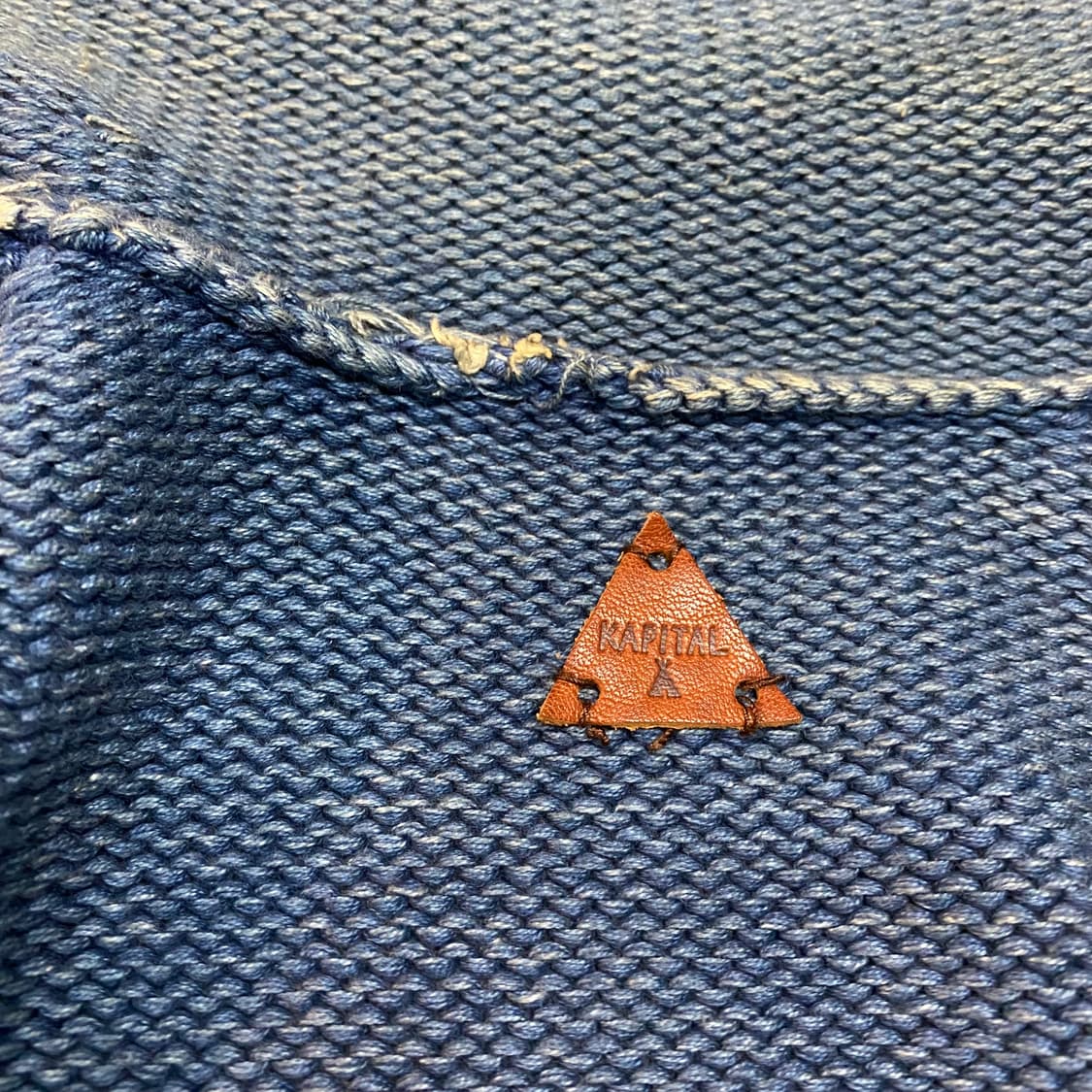 (L) 캐피탈 콘초 인디고 니트 자켓 상품이미지5