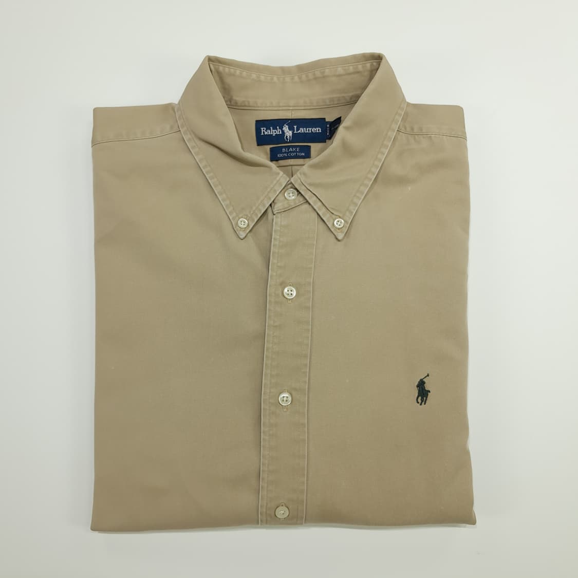 CN670 2XL 폴로 랄프로렌 베이지 긴팔 셔츠 남방 상품이미지10