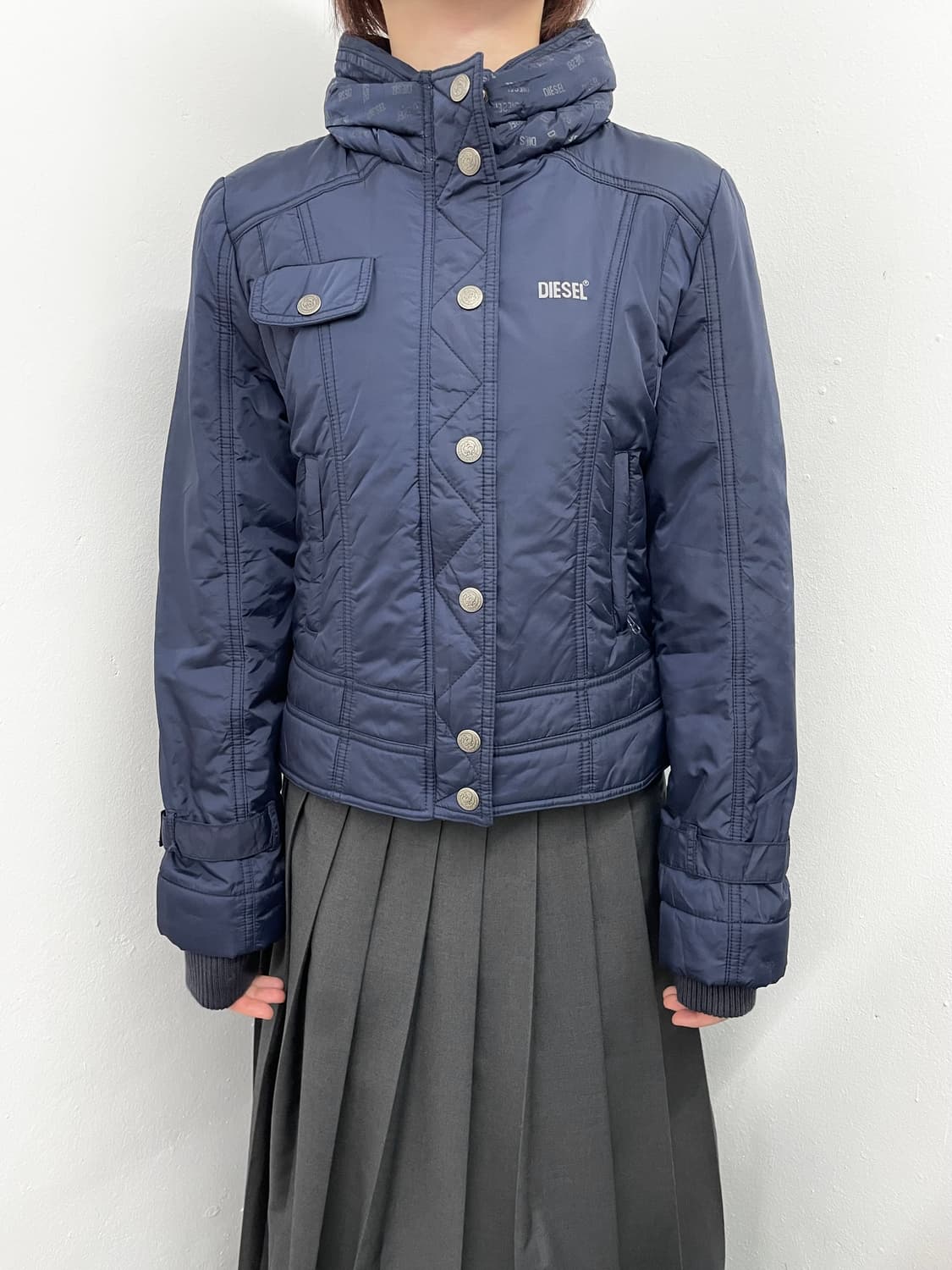 디젤 로고 절개 버클 디테일 자켓  상품이미지4