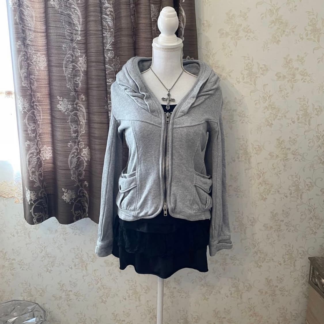 빈티지 y2k 투웨이 후드집업 상품이미지2