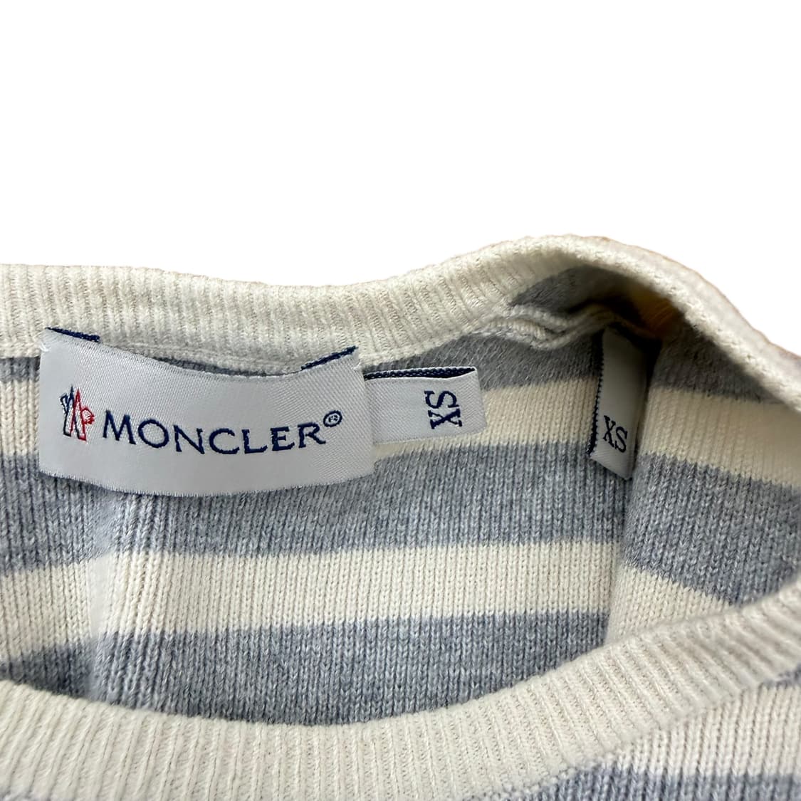 몽클레르 스트라이프 코튼 니트 티셔츠 상품이미지8