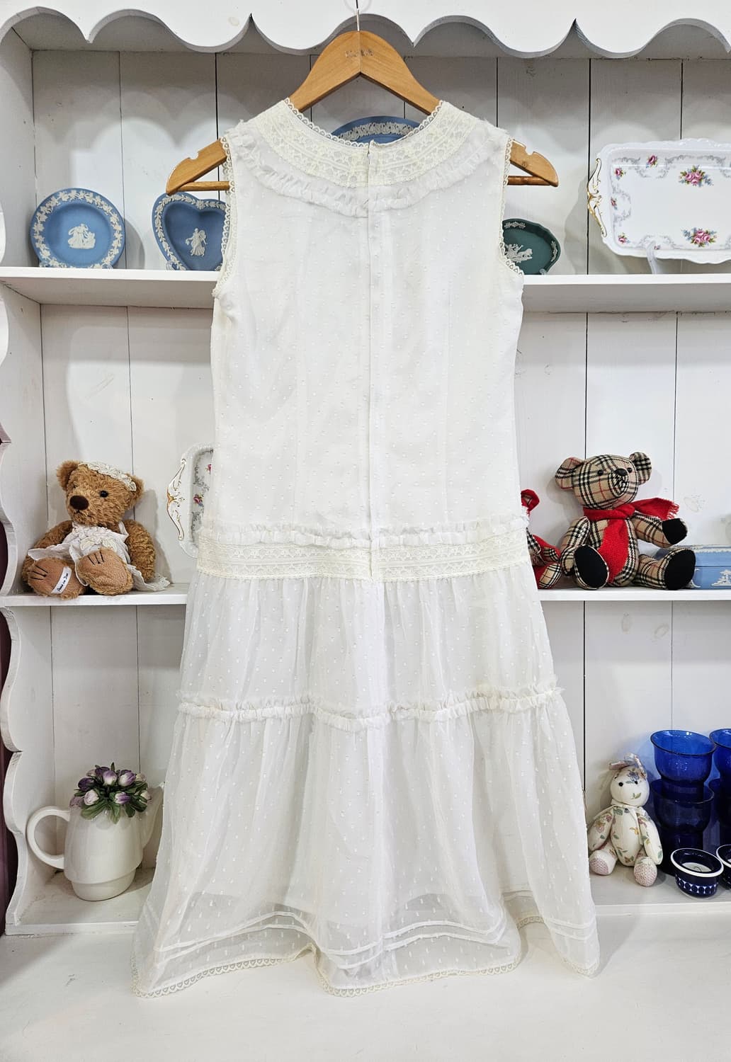 ONKYO 레이스 도트 원피스 상품이미지4