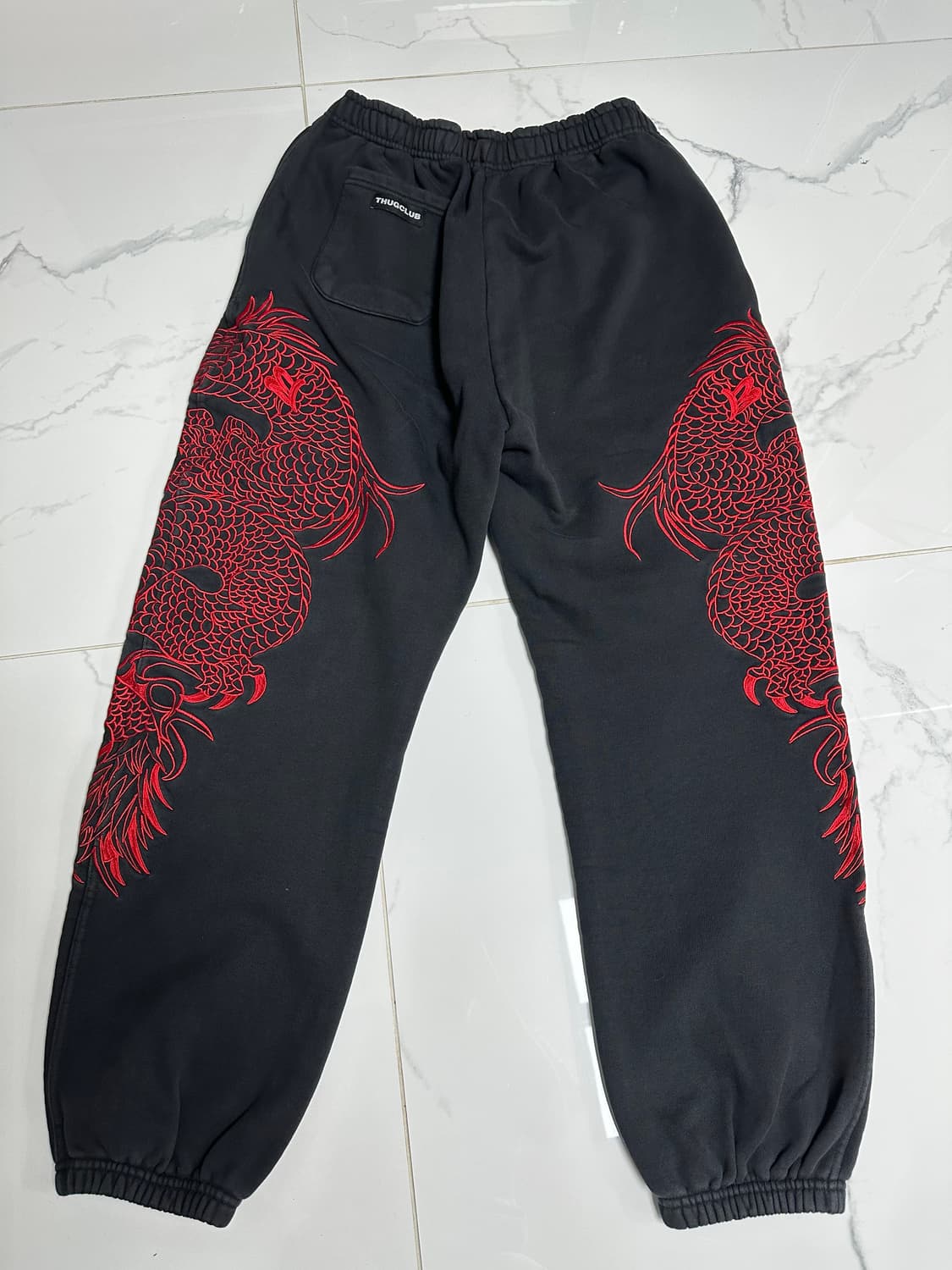떠그클럽 드래곤 패턴 트레이닝 팬츠 상품이미지2