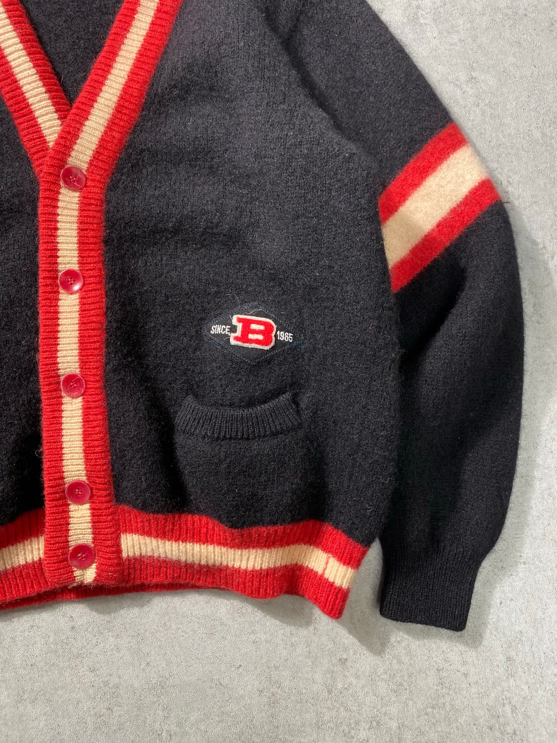 [54] 90s Benetton 베네통 이태리 메이드 퓨어울 니트가디건 상품이미지3