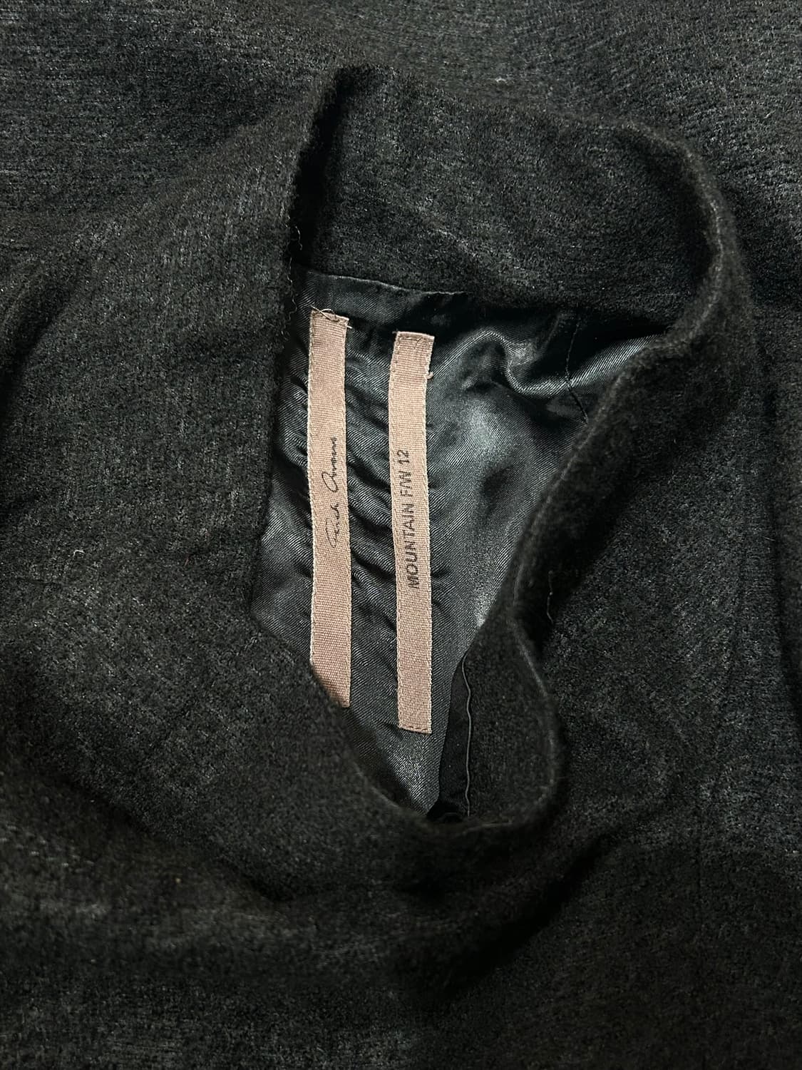 Rick Owens mountain f/w 12 coat 릭오웬스 코트 상품이미지3