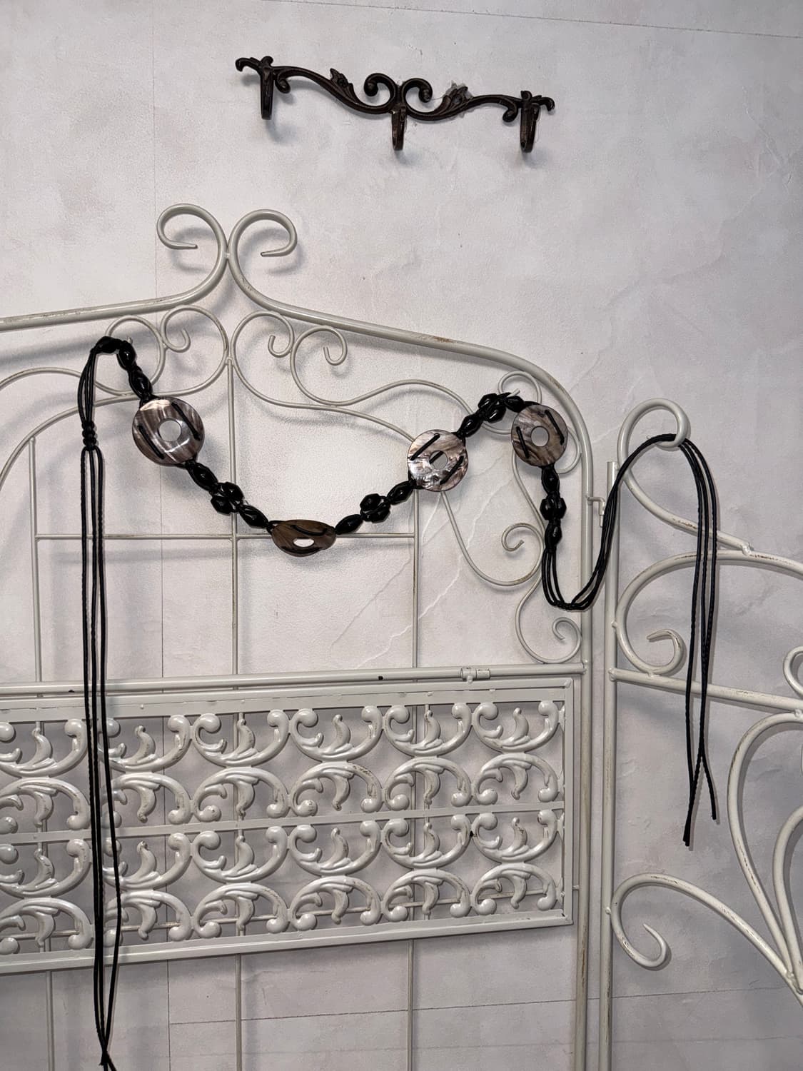 Ethnic marble beads strap belt 상품이미지2