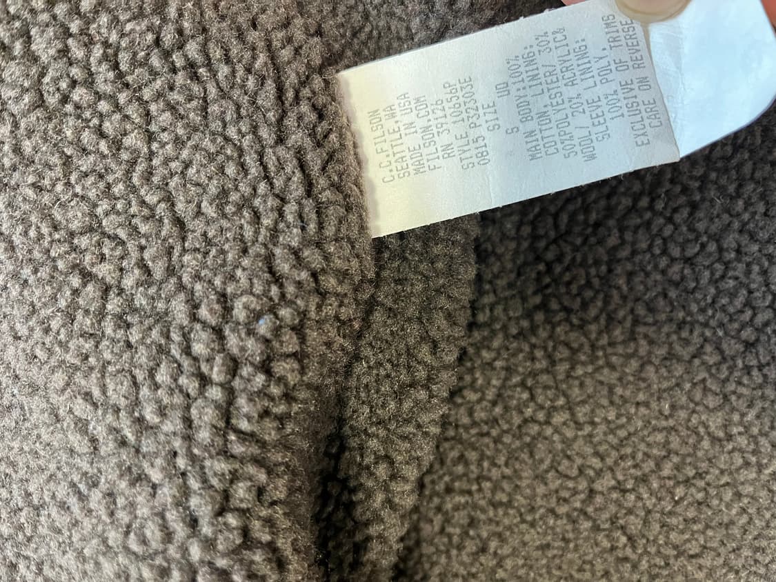 필슨 알래스칸 가이드 셔츠점퍼 S(M-L) 상품이미지7