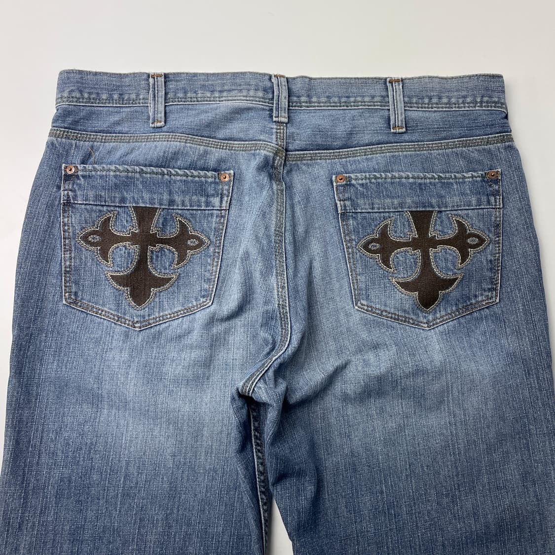 [중고] DKNY 십자 자수 데님 청바지 38 상품이미지2