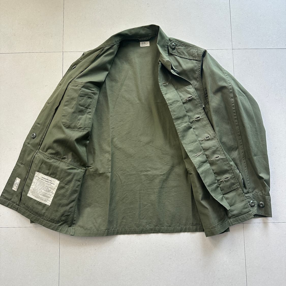 버즈릭슨 BR12247 컴뱃 트로피컬 정글 퍼티그 자켓 올리브 M 상품이미지5