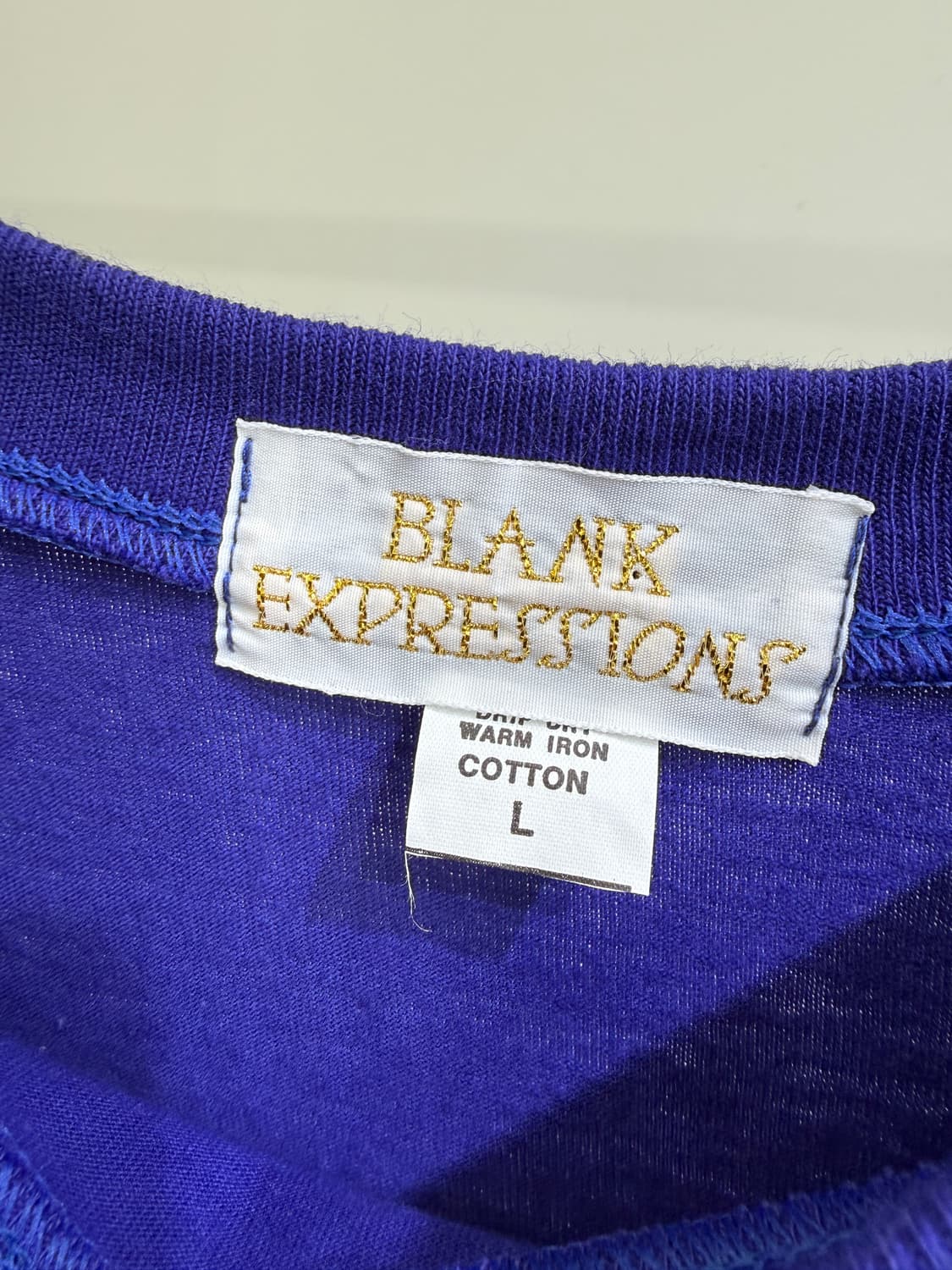 빈티지 BLANK EXPERSSIONS 반팔 티셔츠  상품이미지6