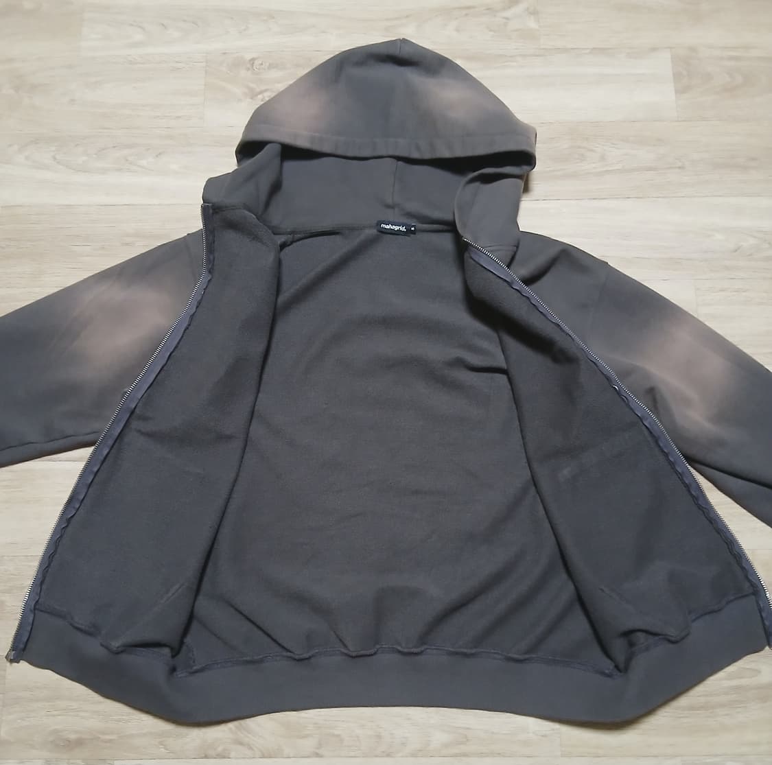 마하그리드 SPRAY GRAFFITI ZIP UP HOODIE 후드집업 상품이미지4