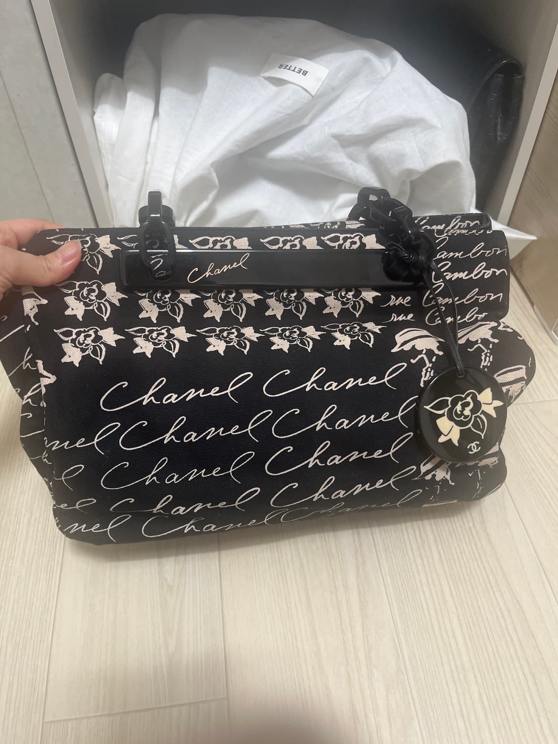 샤넬 패브릭 숄더백 RUE 상품이미지3