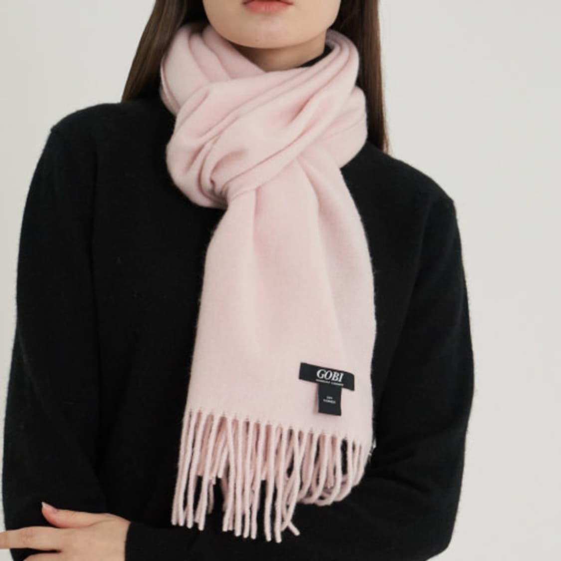 고비 GOBI 캐시미어100 머플러 [새상품] 상품이미지1