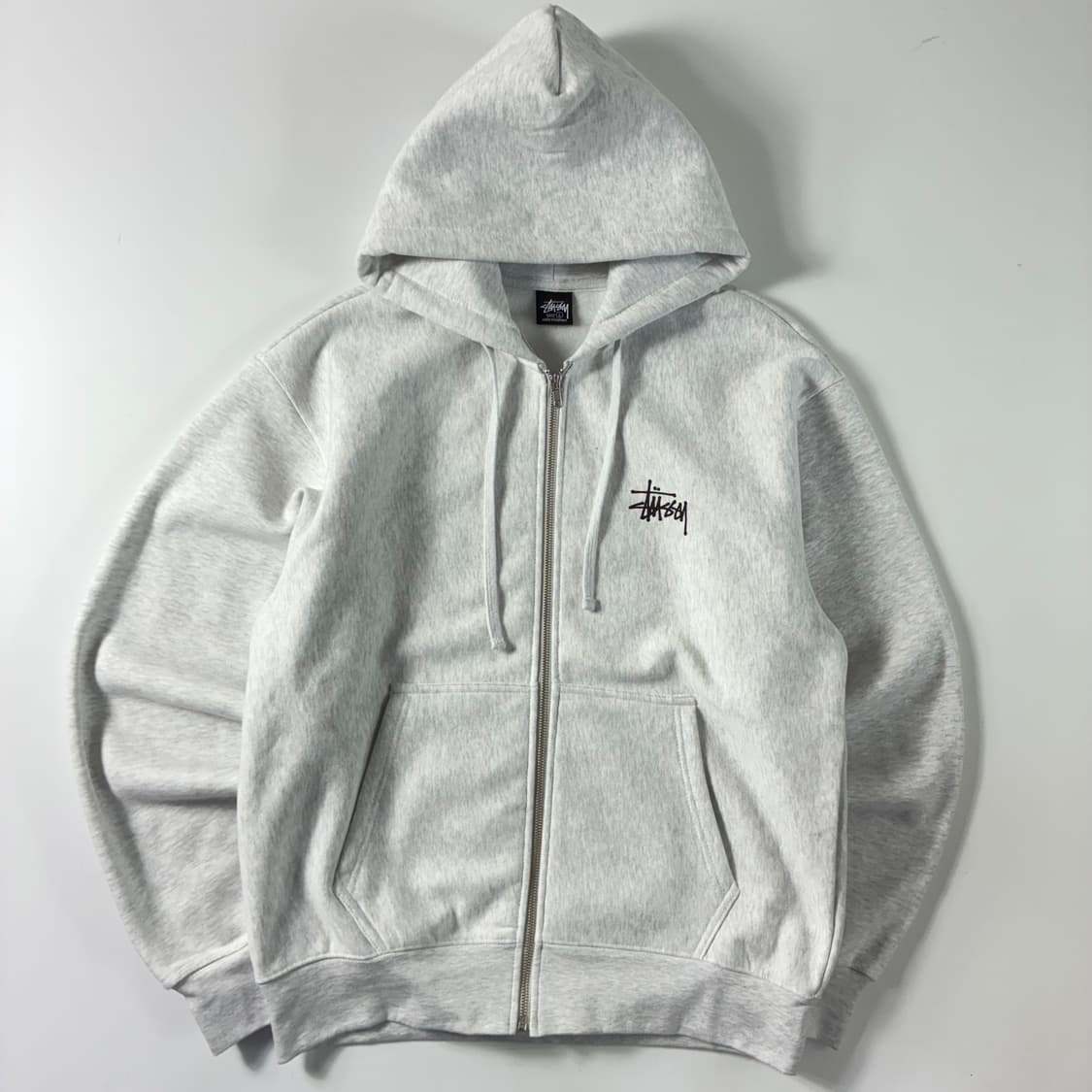 Stussy  스투시 베이직 애쉬 해더 후드티  상품이미지3