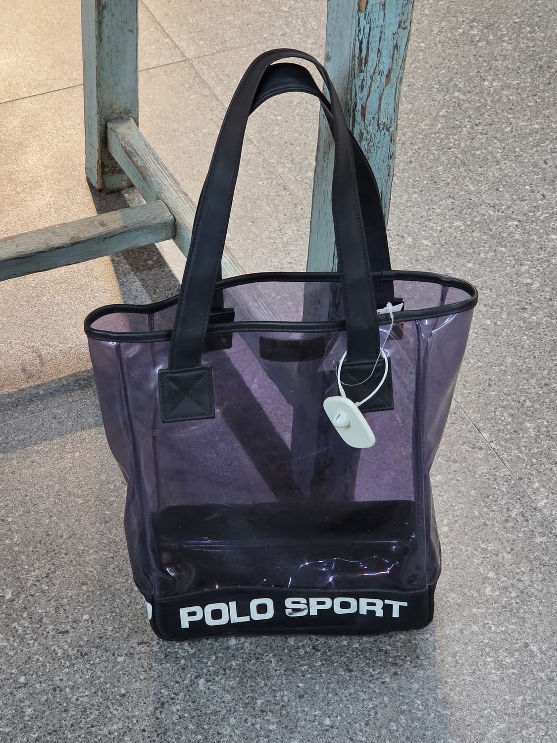 polo 폴로 퍼플투명 pvc bag 상품이미지2