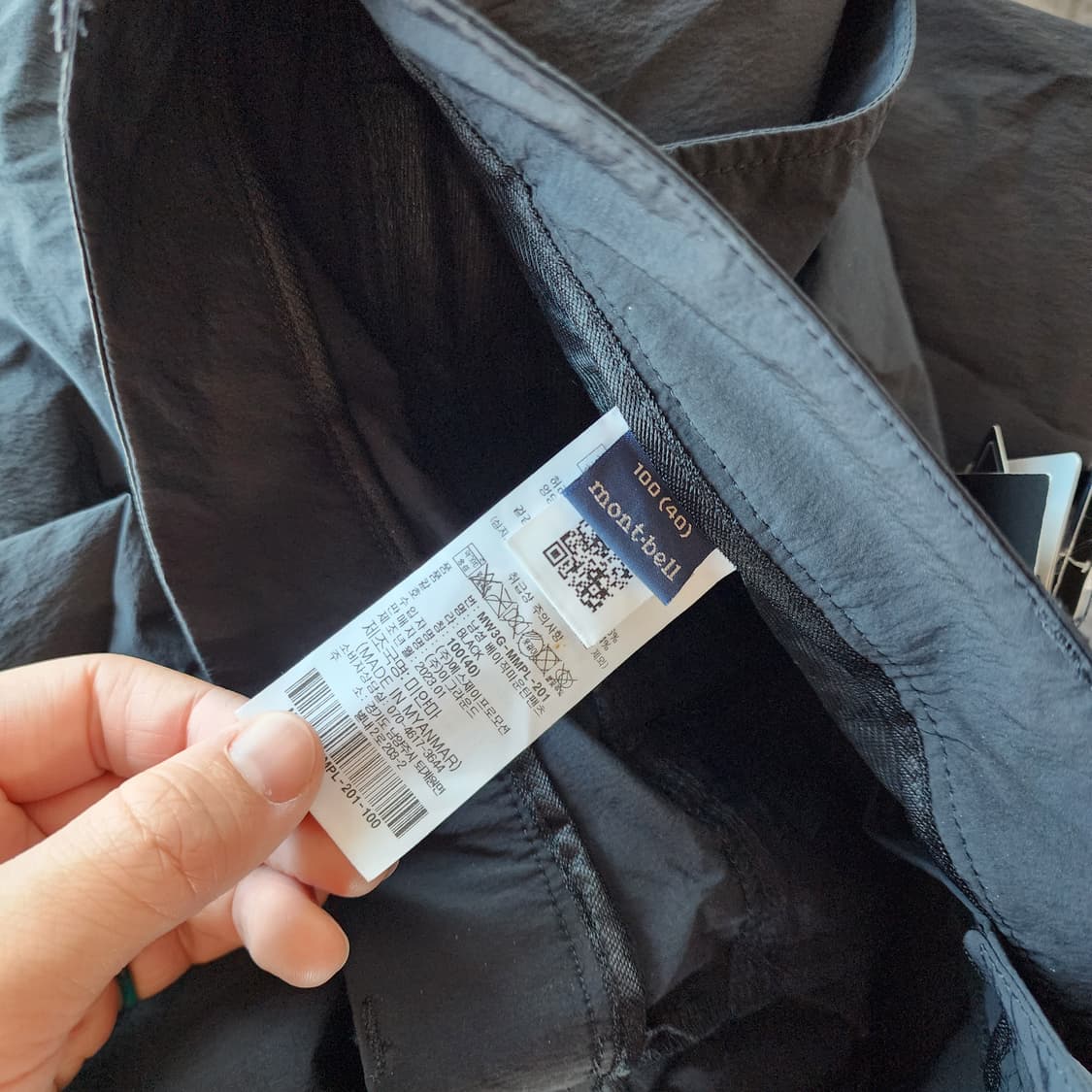 몽벨 블랙 바지 상품이미지6