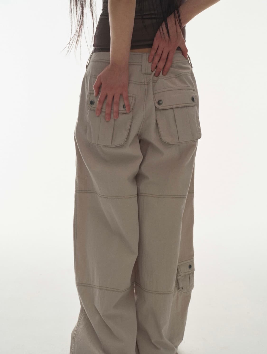 코이세이오 스냅워크팬츠 라이트 베이지 1 상품이미지4