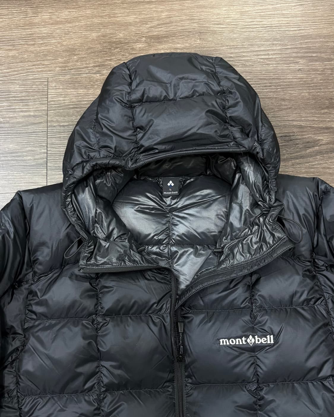 몽벨 슈페리어 다운 파카 블랙 (L size) 상품이미지3