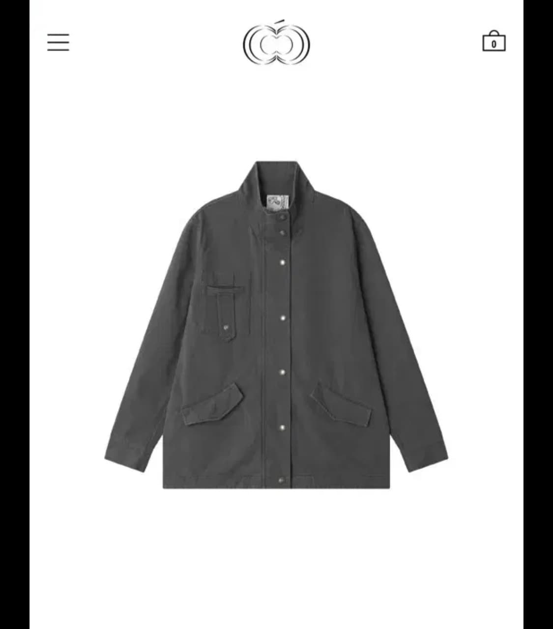 콜로신스 샌디 자켓 차콜 상품이미지1