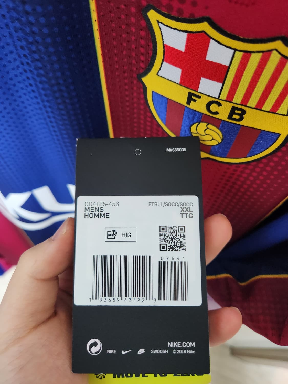 [해외 2XL] 20-21 바르셀로나 홈 어센틱 상품이미지3