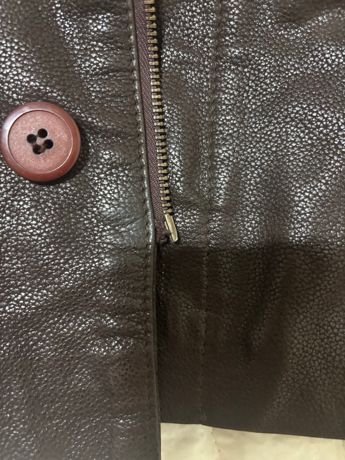 브라운 레더 카코트 개인 결제창 상품이미지2