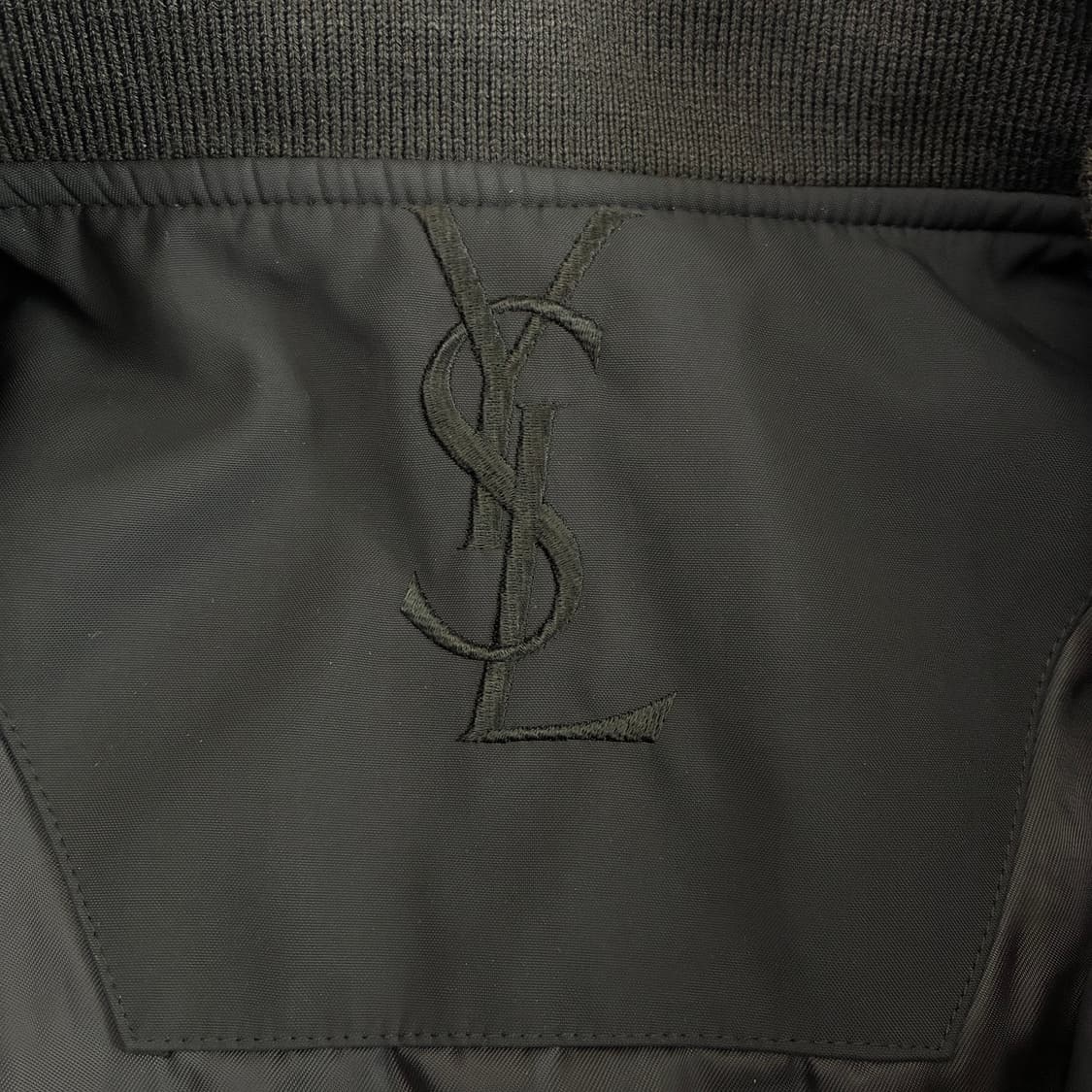 Ysl 입갱로링 ysl 에쉬 다크 봄버 자켓 상품이미지6