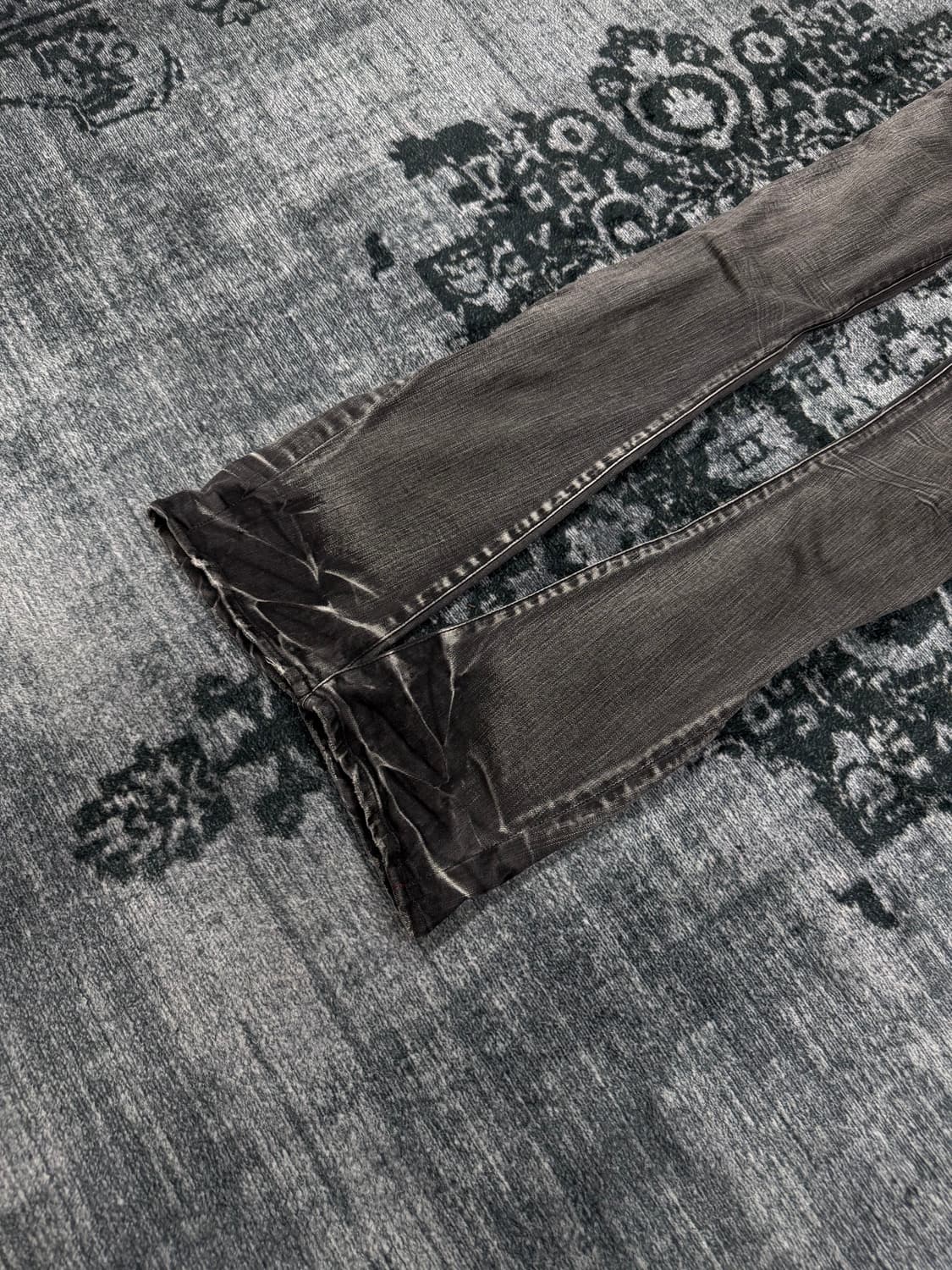 Schlussel 00s grey slim flared denim pan 상품이미지6