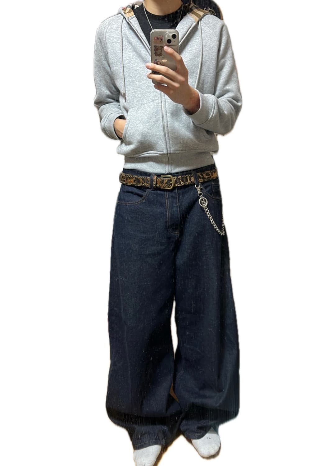 버버리 체크 후드집업 상품이미지6