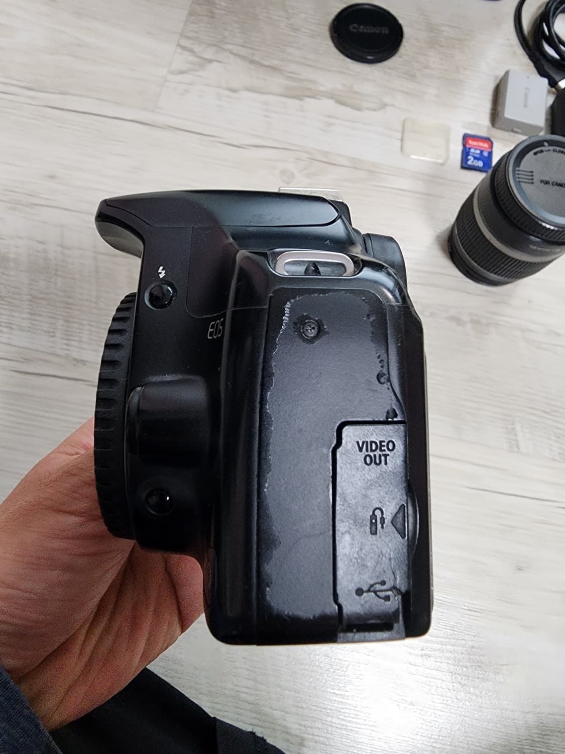 CANON 캐논 EOS 450D+번들렌즈(18-55)셋 팜. 크롭 바디 상품이미지4