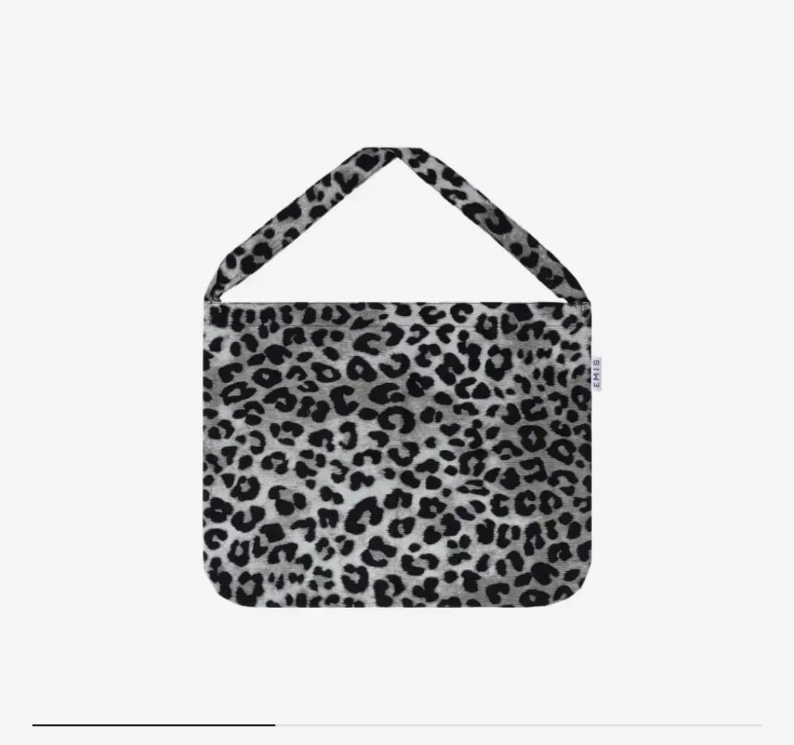 이미스 뉴 레오파드 에코백 그레이 상품이미지1