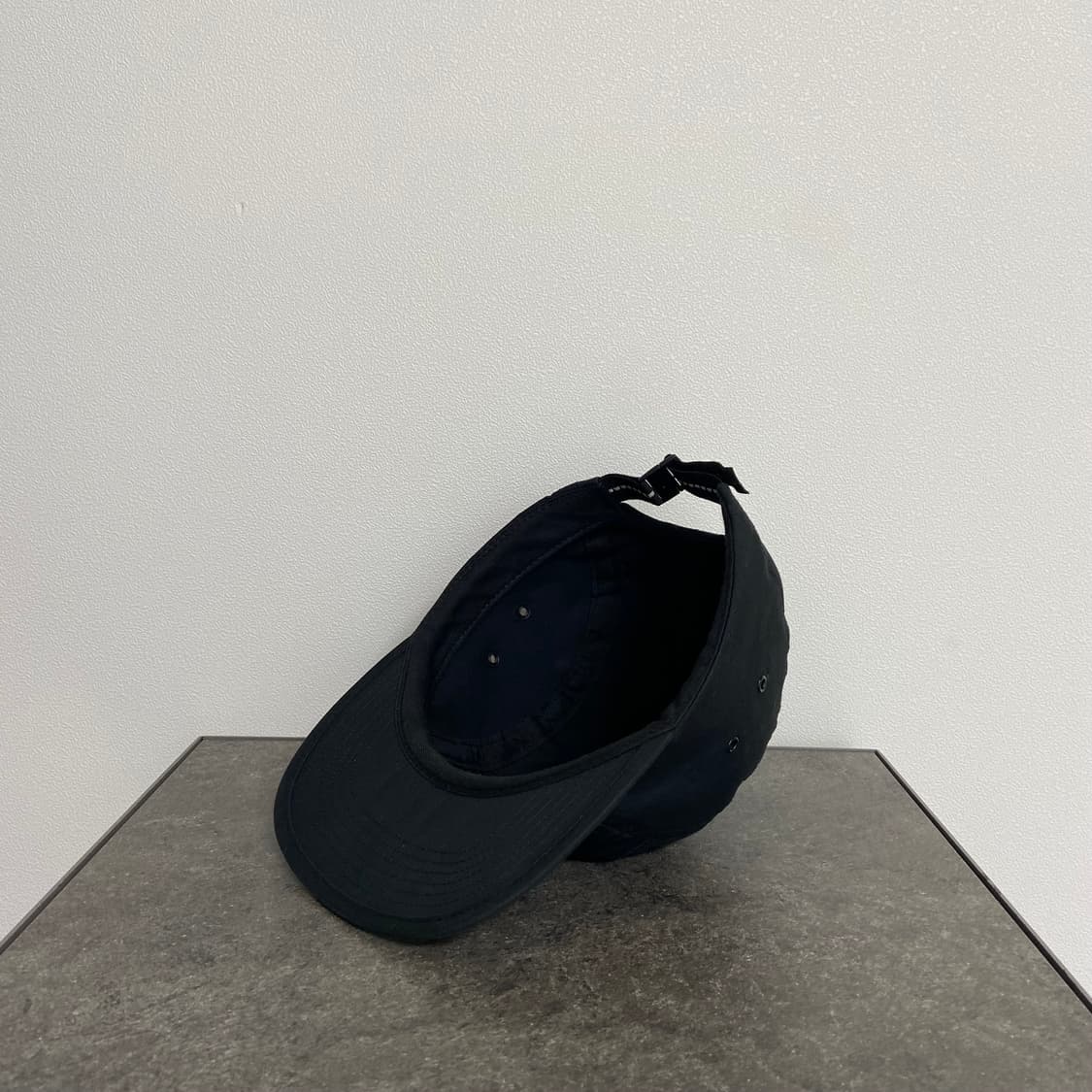 (OS) 슈프림 박스로고 캠프캡 모자 러버 로고 블랙 상품이미지6